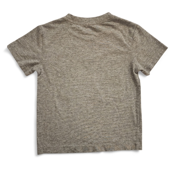 Nike Boys 2-Piece Set | Gray Logo T-Shirt & Sweat Shorts - Size 4 (XS) - Picture 3 of 6